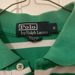 Green Polo golf tennis shirt